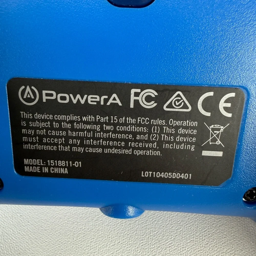 PowerA 1518811-01 Enhanced Wired Gaming Controller Blue for Xbox One, X|S, PC